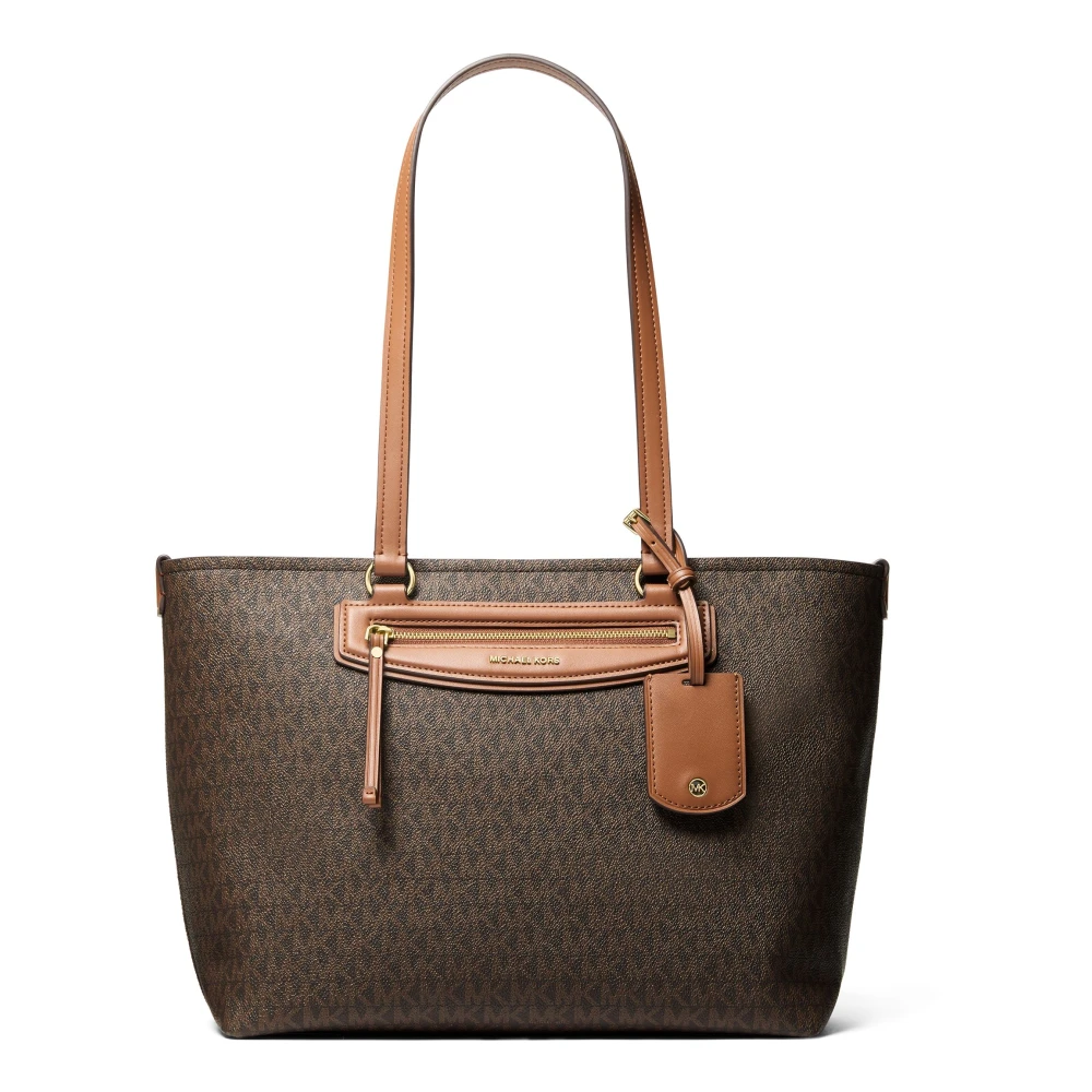 Michael Kors Women's Brown Shopping Bags, One Size, Jet Set Travel Tote