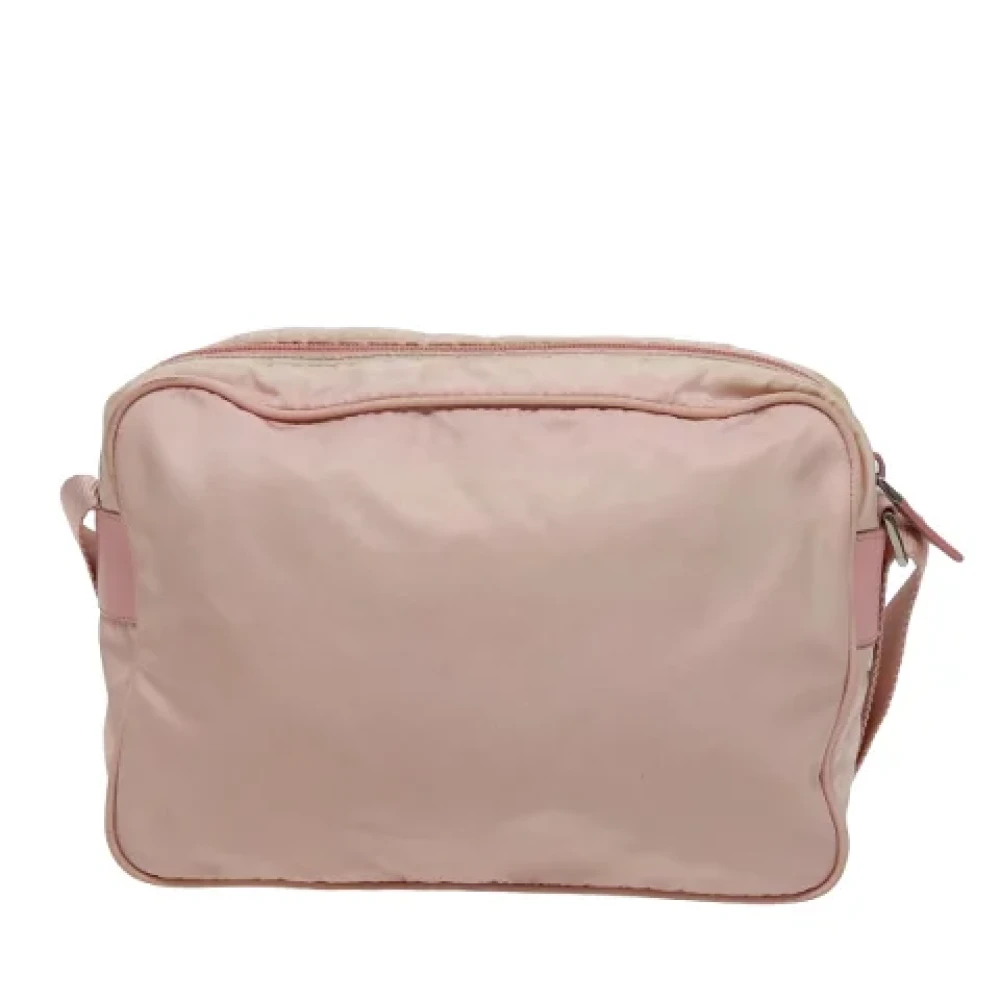 Prada Vintage Pre-owned Nylon prada-bags Pink Dames