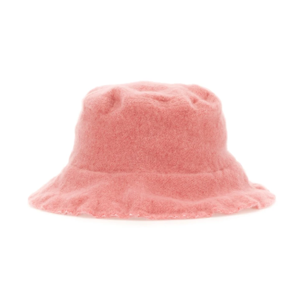 Comme des Garçons Wollen emmerhoed Made in Japan Pink Heren