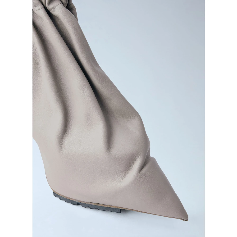 Rick Owens Taquito Leren Enkelboots