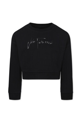 black-round-neck-sweatshirt-with-rhinestone-logo