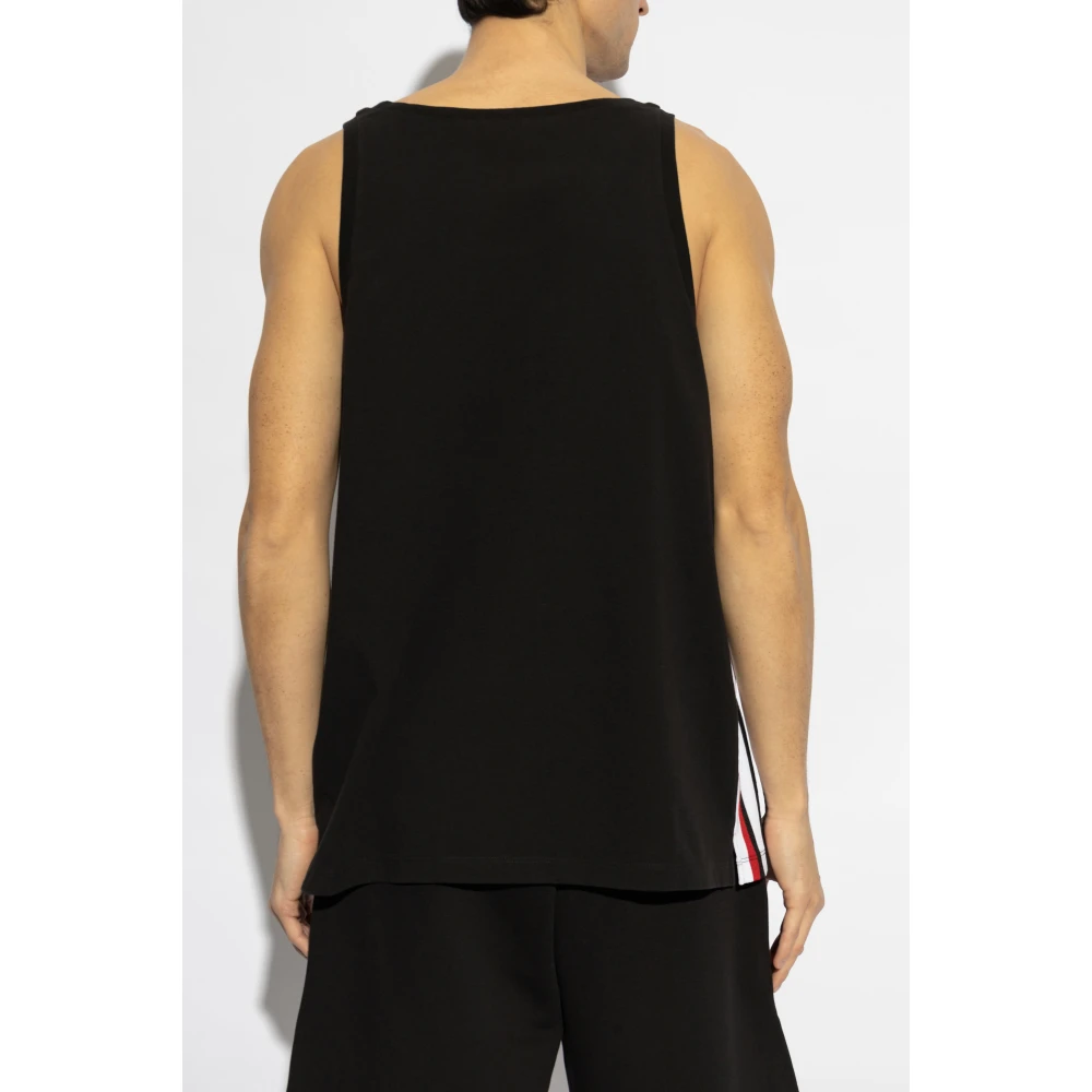 Dsquared2 Mouwloos T-shirt Black Heren