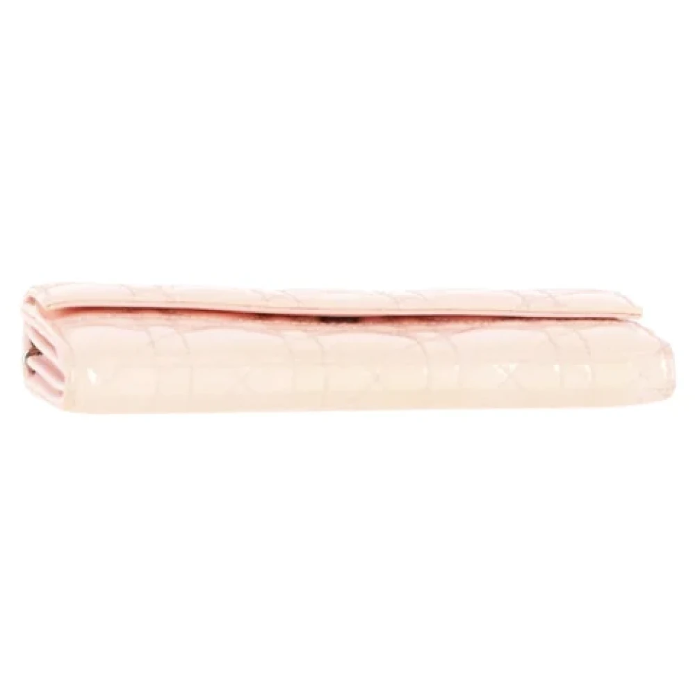 Dior Vintage Pre-owned Leather clutches Pink Dames
