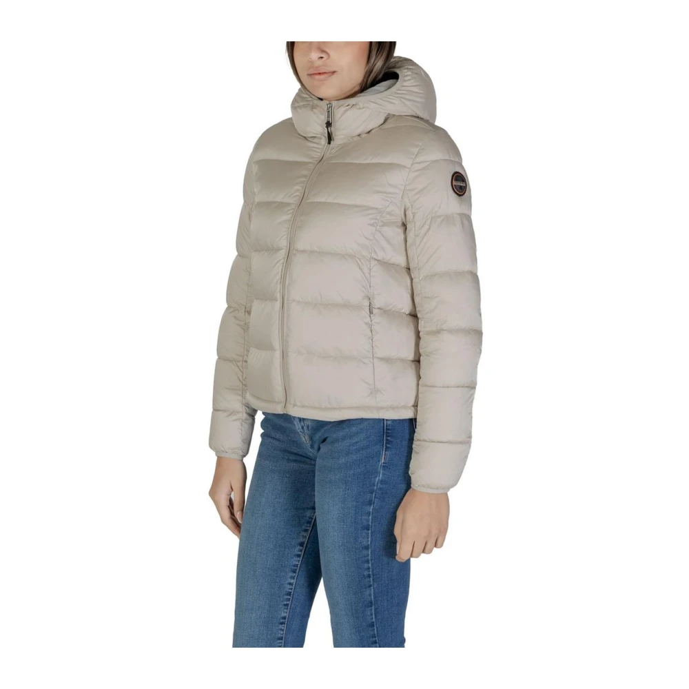 Napapijri Herfst Winter Dames Polyamide Jassen Collectie Beige Dames