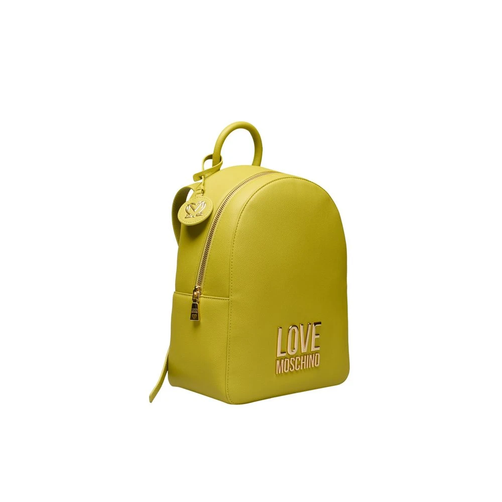 Love Moschino Gele rugzak met verstelbare banden Yellow Dames