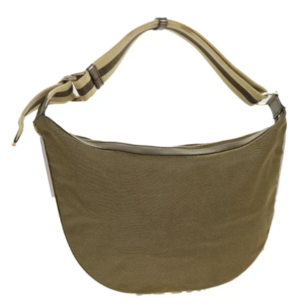 Gucci Vintage Pre-owned Canvas gucci-bags Yellow Dames