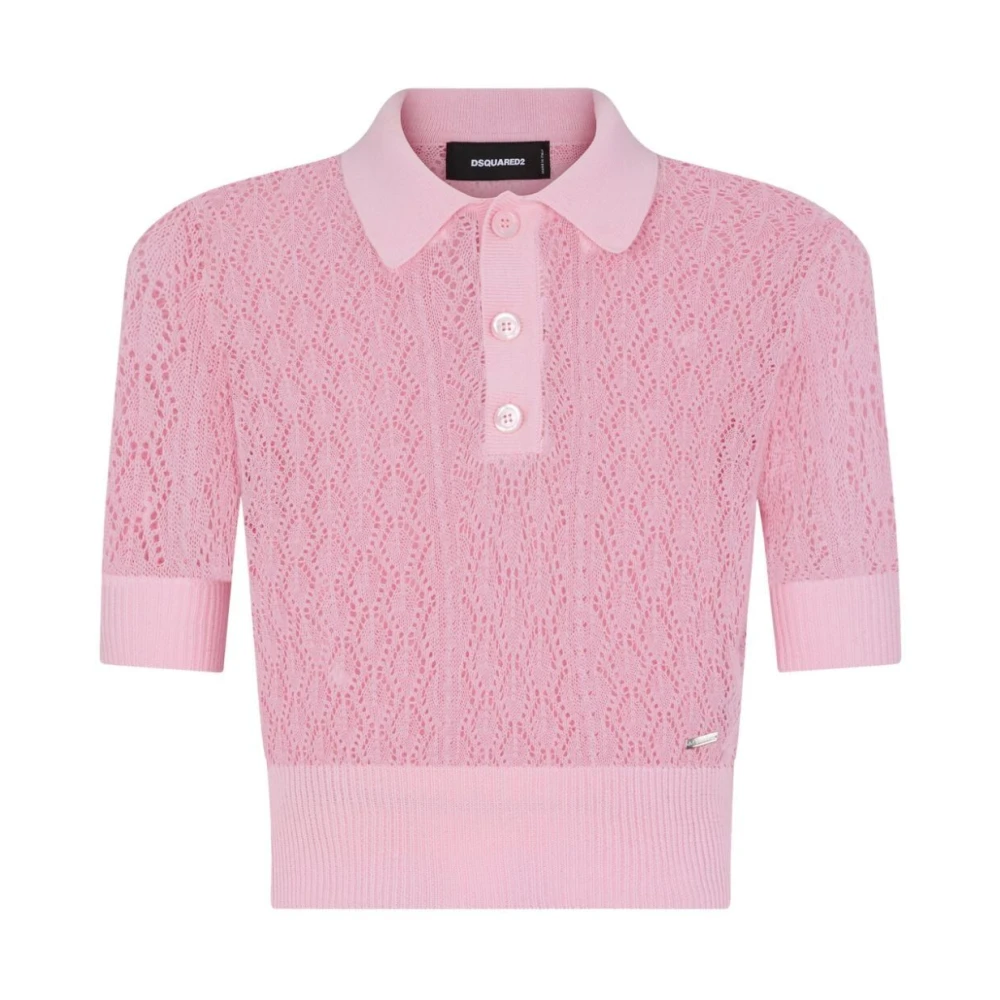 Dsquared2 Polo Shirts Pink Dames