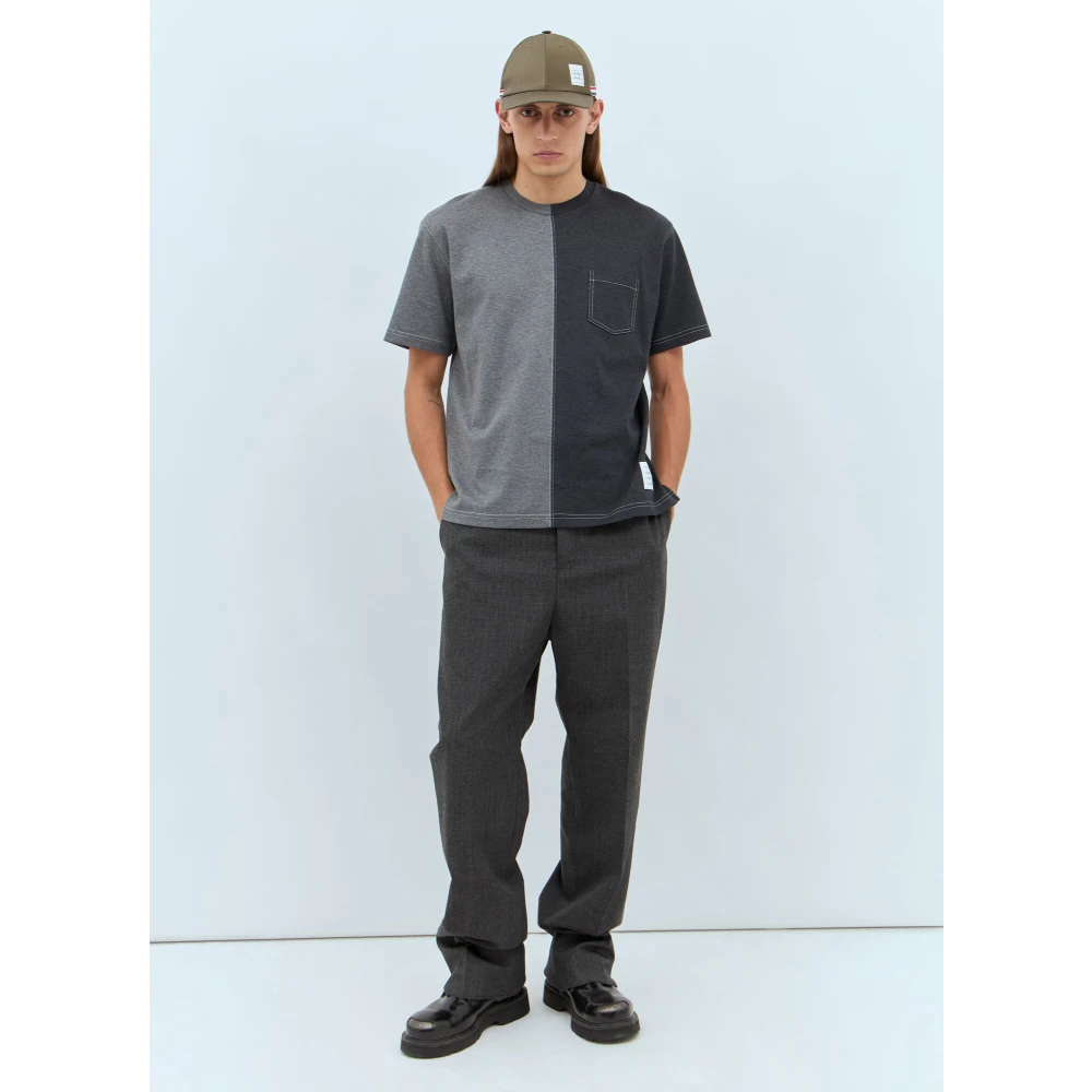 Thom Browne Wollen maatwerkbroek Gray Heren