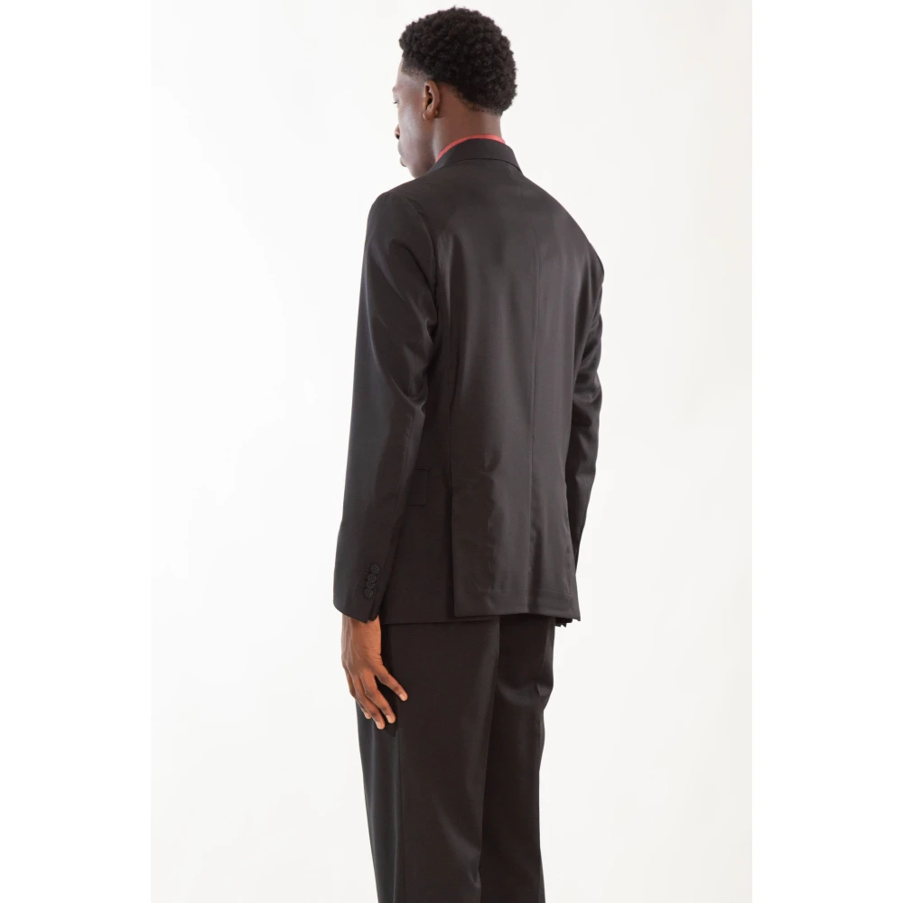 Costumein Double-Breasted Blazer in 3999 Black Heren