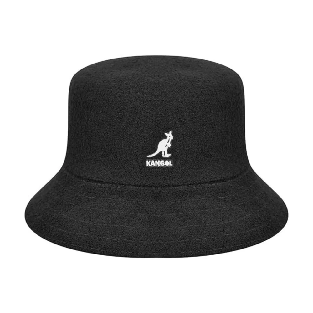 Kangol Women's Black L, Cotton Bucket Hat