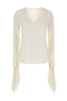 v-neck-ruffled-top