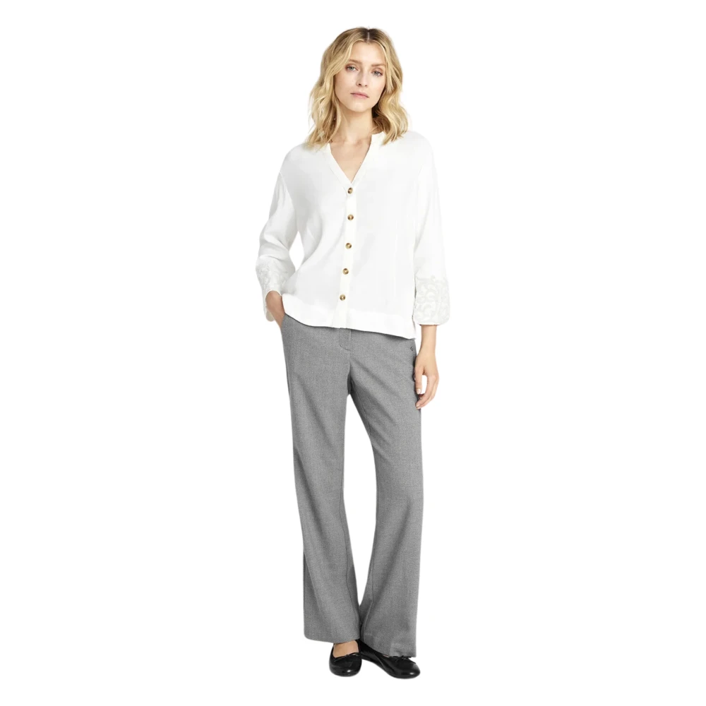 Gustav Off White Naja Blouse White Dames