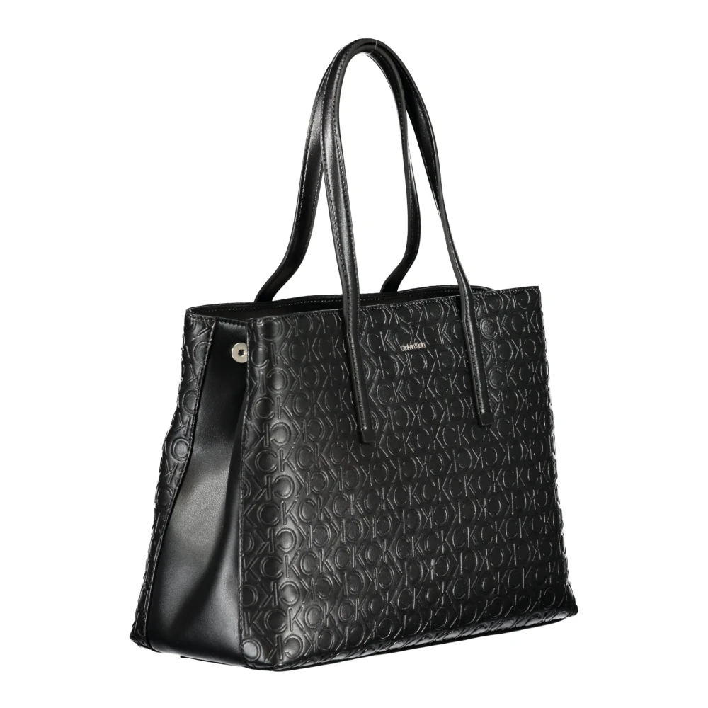 Calvin Klein Zwarte dameshandtas met verstelbare band Black Dames
