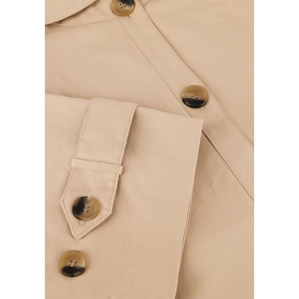 Lollys Laundry Elegante Ecru Jas voor Vrouwen Beige Dames