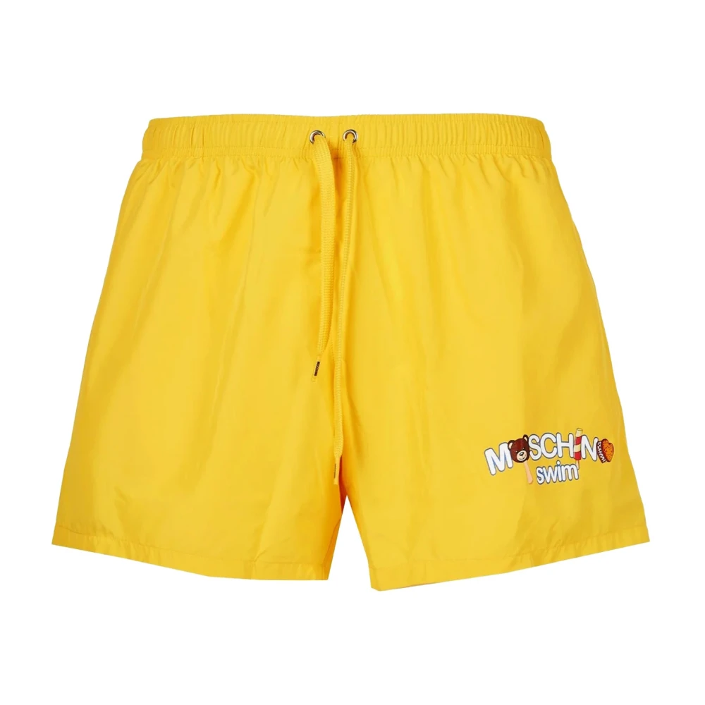 Moschino Men's Yellow Beachwear,, Sea Clothing Small
