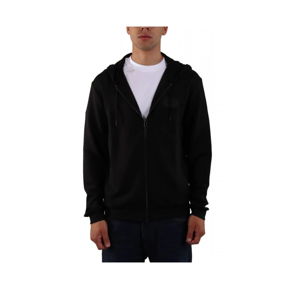 Emporio Armani Ea7 Mannelijk Zwart Train Lux Hoodie