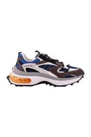 Italienische Sneakers aus Nylon und Wildleder