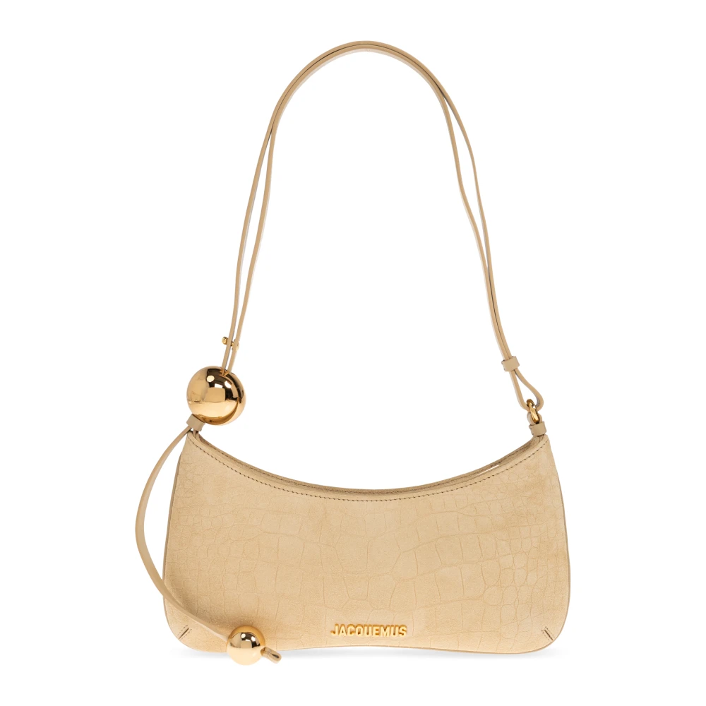 Jacquemus Beige Le Bisou Perle Shoulder Bag - Female - Shoulder Bags - One Size - Bags