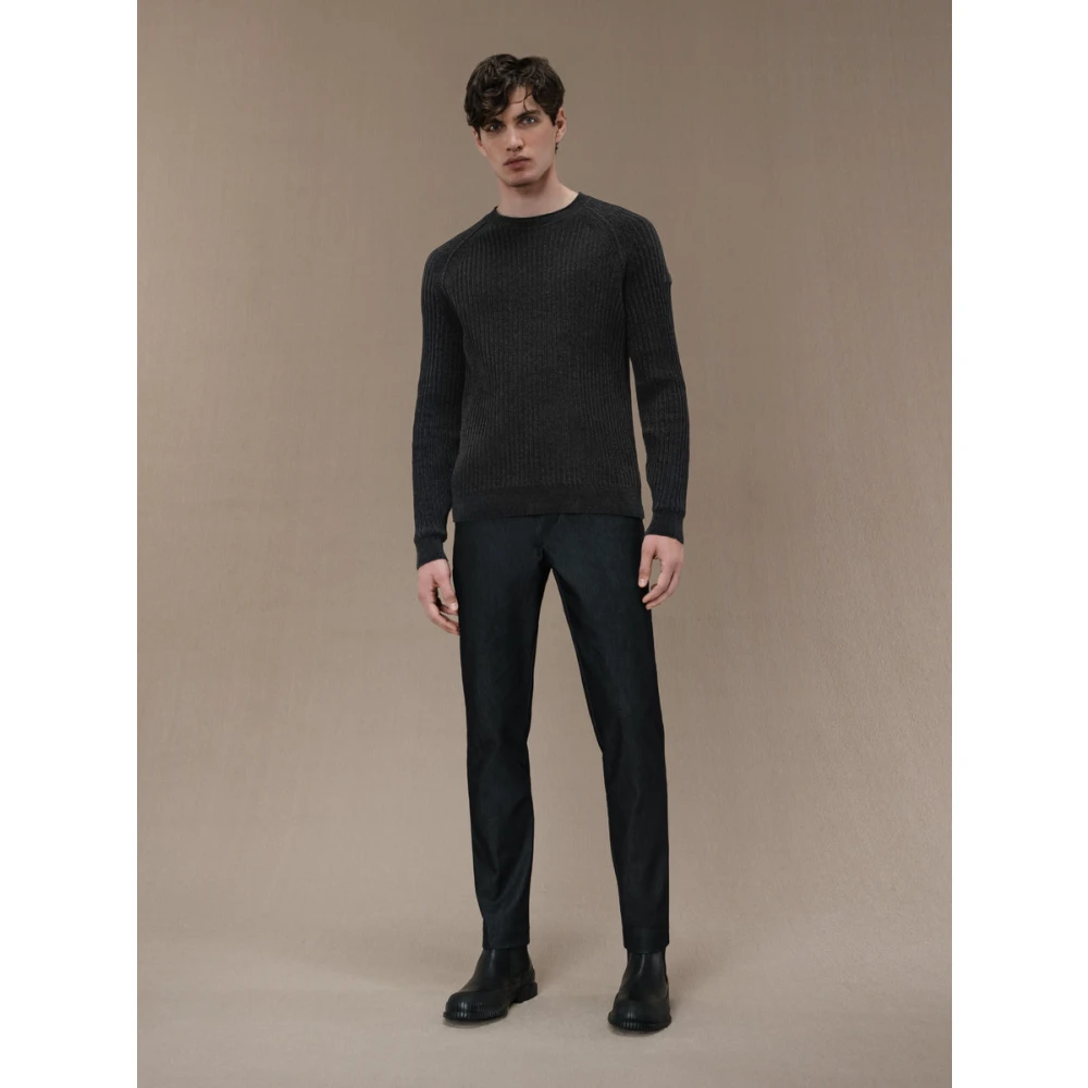 RRD Velvet Rave Ronde Gebreide Trui Gray Heren
