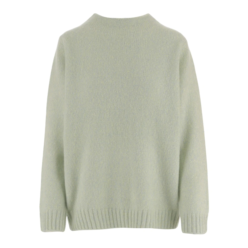 Arch4 Women's Green Cashmere Knitwear, M, Round-Neck Knitwear