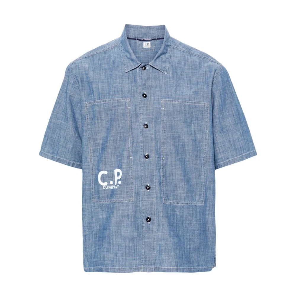 C.P. Company Stijlvolle Overhemden Blue Heren