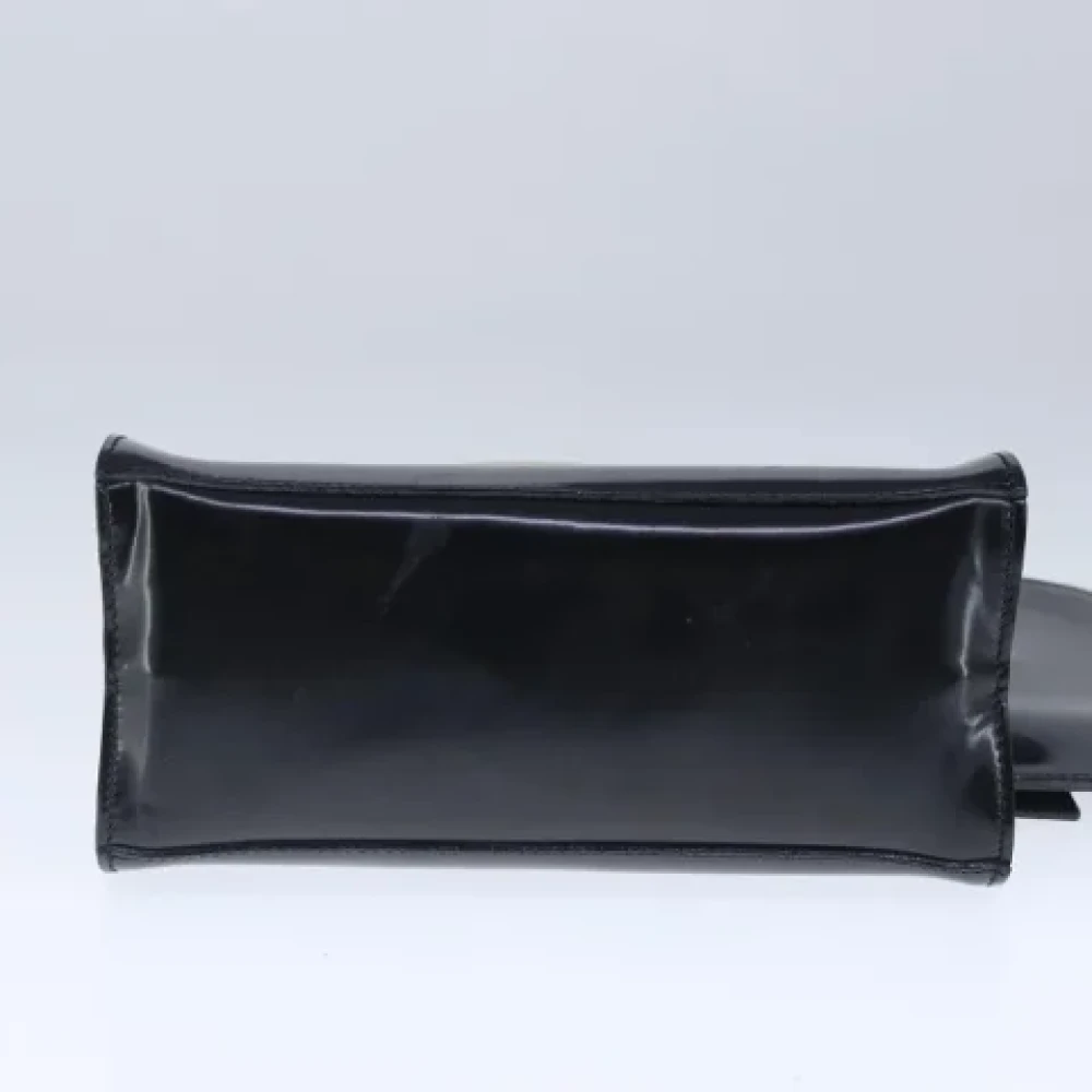 Salvatore Ferragamo Pre-owned Leather handbags Black Dames