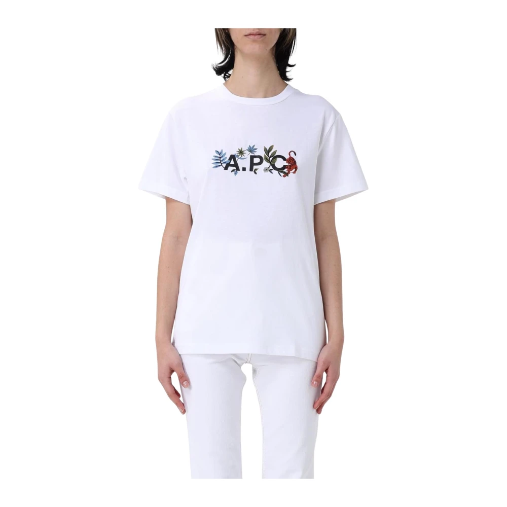 A.p.c. - Tops > T-Shirts - White - A.p.c. - Modalova