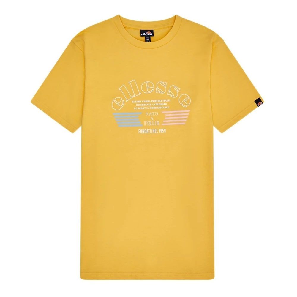 Ellesse Gele Gambietto T-shirt Yellow Heren
