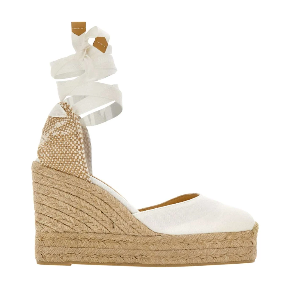 Castañer Women's White Carina Wedge Espadrille