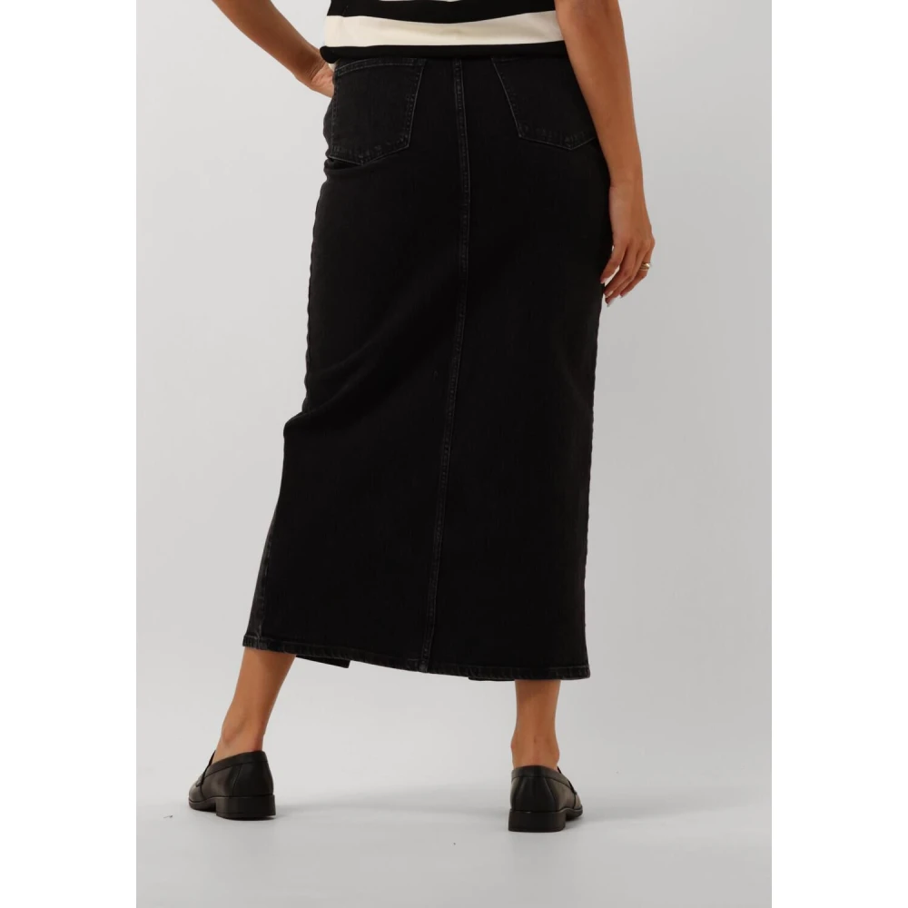 By-Bar Zwarte Pencil Rok Black Dames