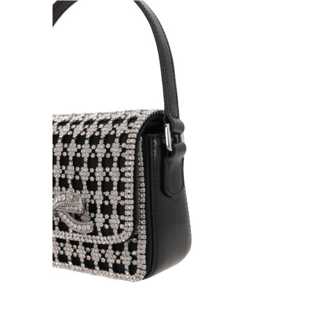 Self Portrait Metalen Mesh Handtas met Kristalstrik Multicolor Dames