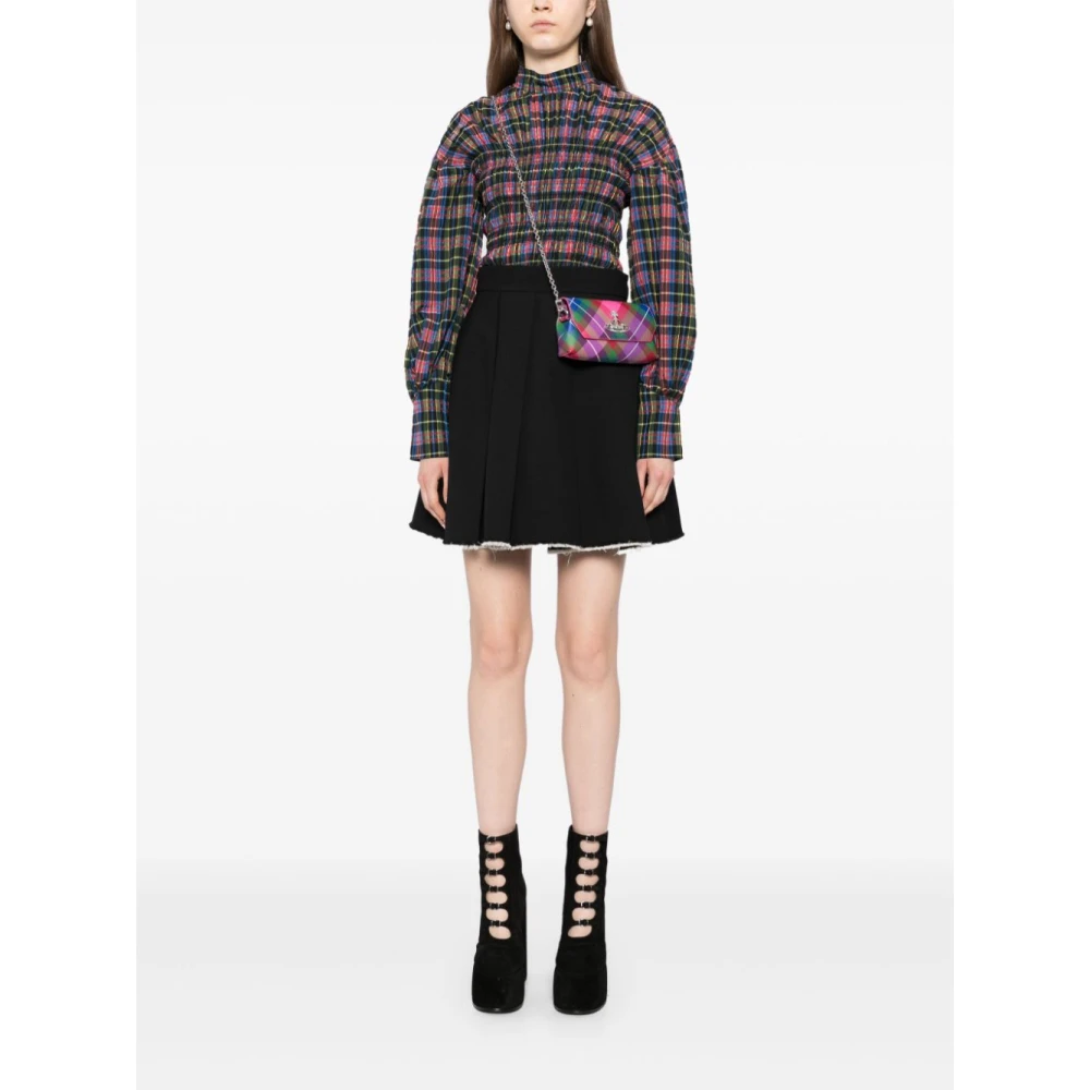 Vivienne Westwood MultiColour Candy Tartan Schoudertas Multicolor Dames