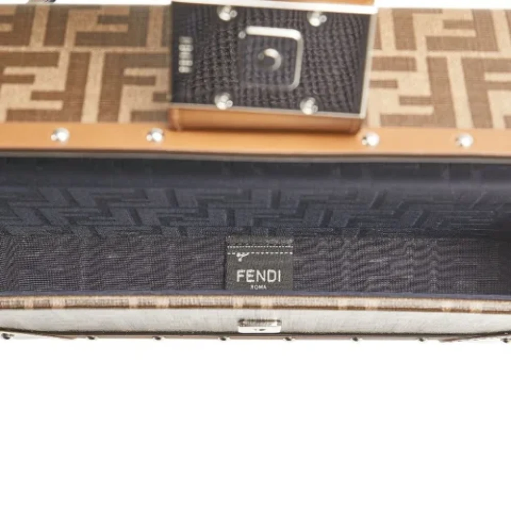 Fendi Vintage Pre-owned Leather fendi-bags Brown Dames