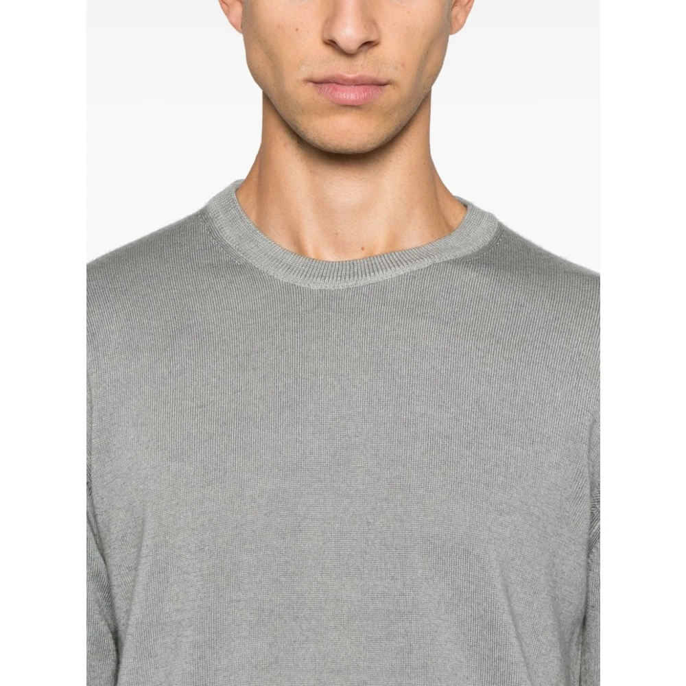 Woolrich Vintage Parel Grijs Crewneck Sweater Gray Heren