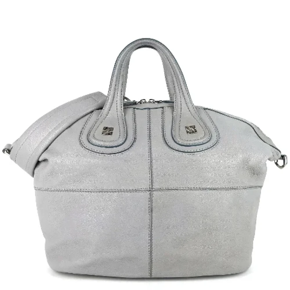 Givenchy Pre-owned Leather handbags Gray Dames