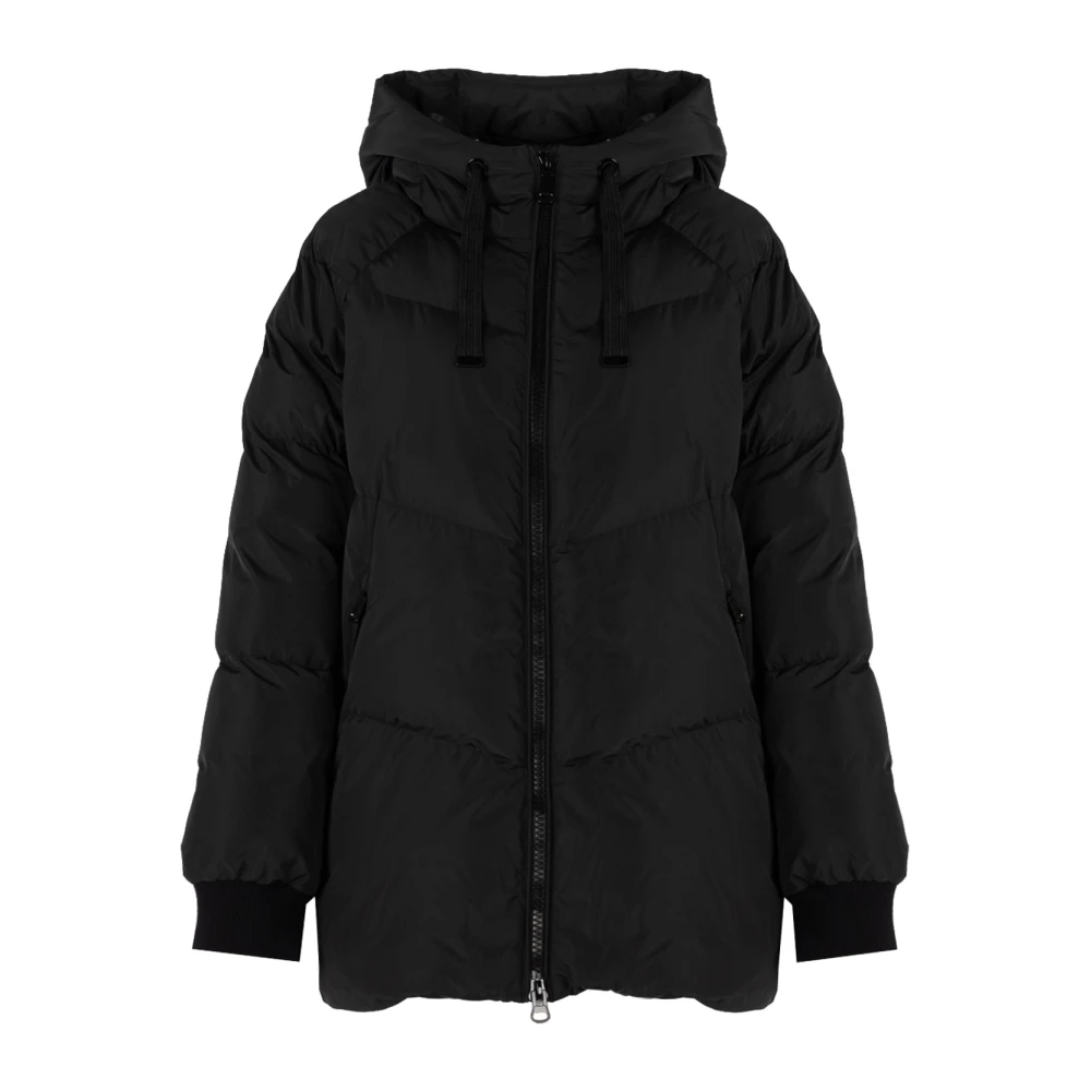 Geox Klassieke Hoodie Jas Black Dames