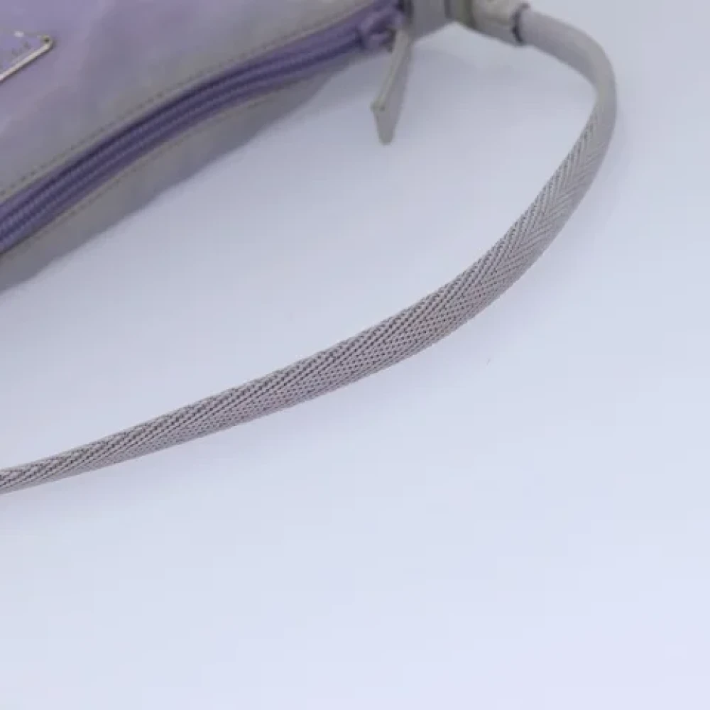 Prada Vintage Pre-owned Nylon pouches Purple Dames