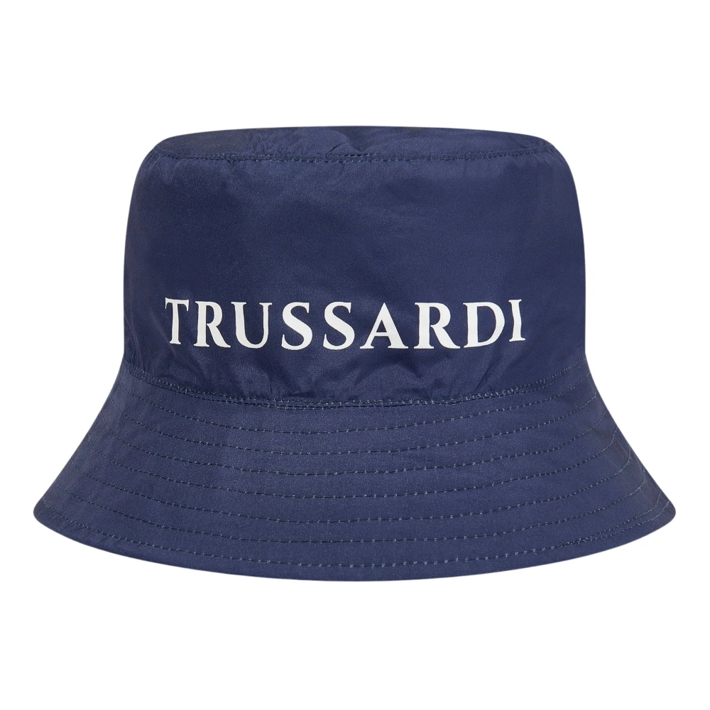 Trussardi Boys Blue Hats & Caps, 10 Y, Quinsi Reversible Bucket Hat