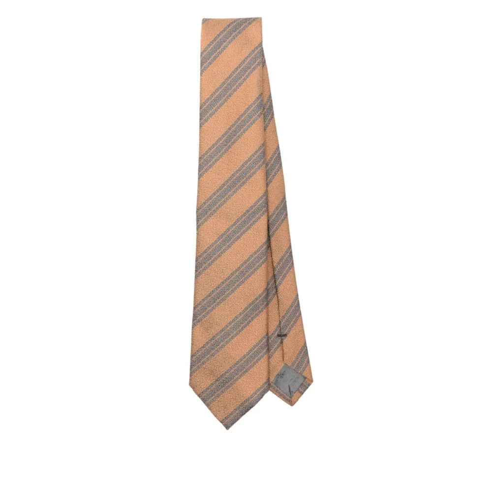 Emporio Armani Elegante Zijden Stropdas voor Heren Multicolor Heren