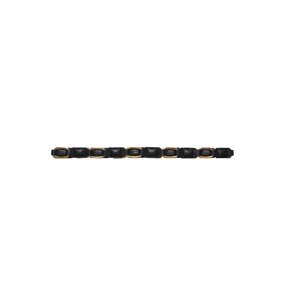 Anine Bing Mini Jody Belt Black Dames