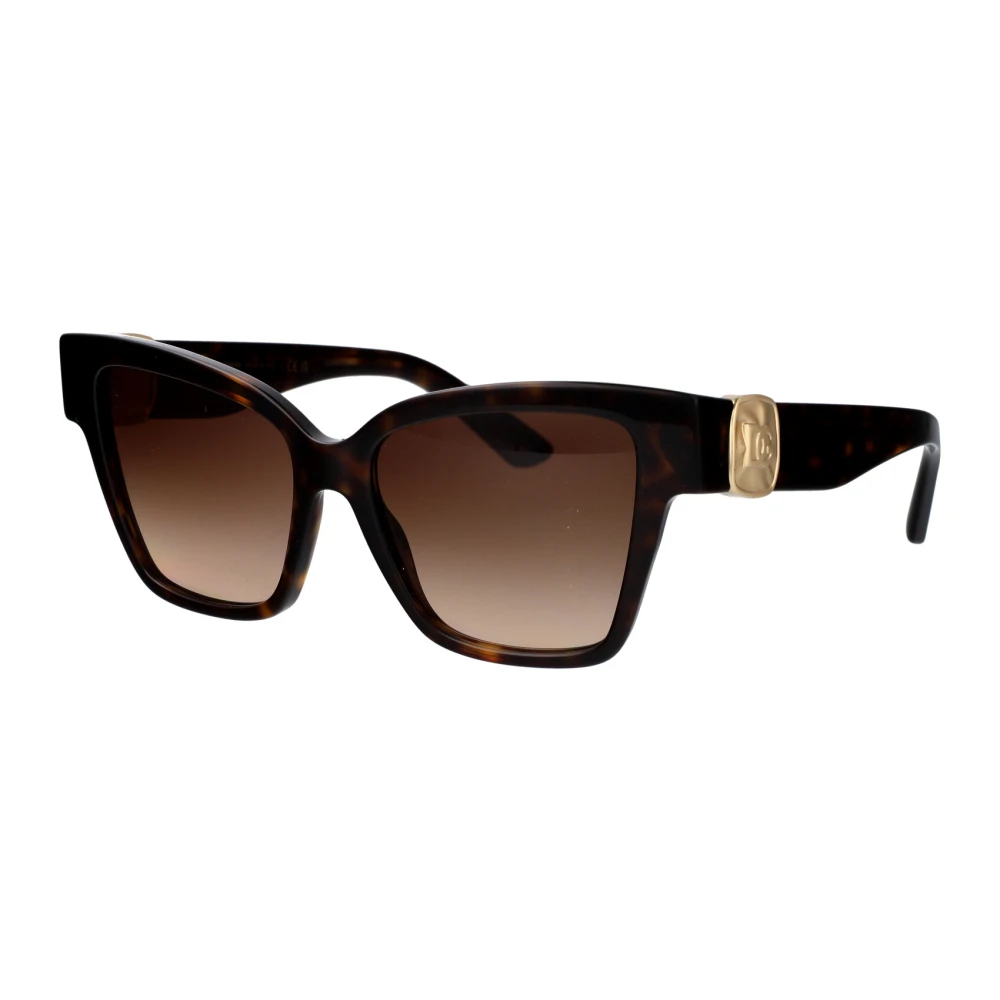 Dolce & Gabbana Women's Brown Dg4470 502/13 Woman Sunglasses Acetate Turtle Squared Normal Shaded - Image 4