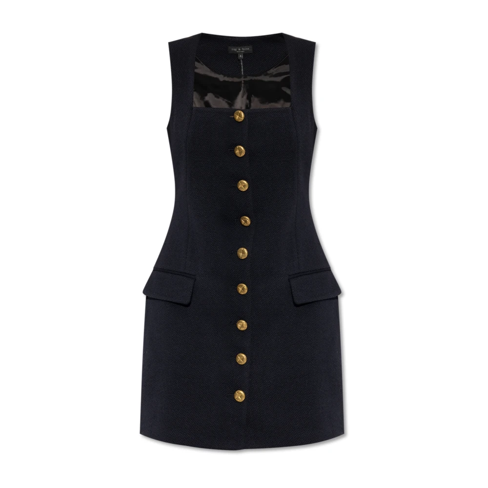 Rag & Bone Mariana Jurk Blue Dames