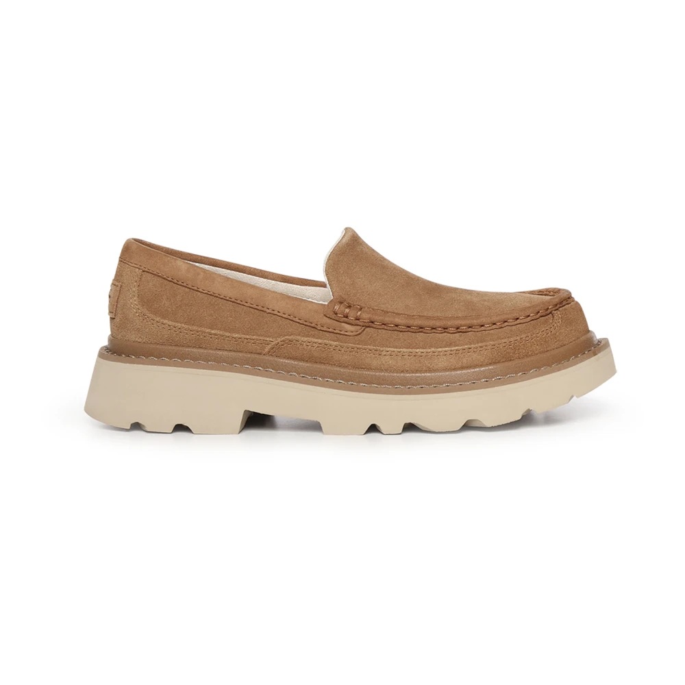 Ugg Brown Loafers, Male, 9 Uk, M Ascot Lug