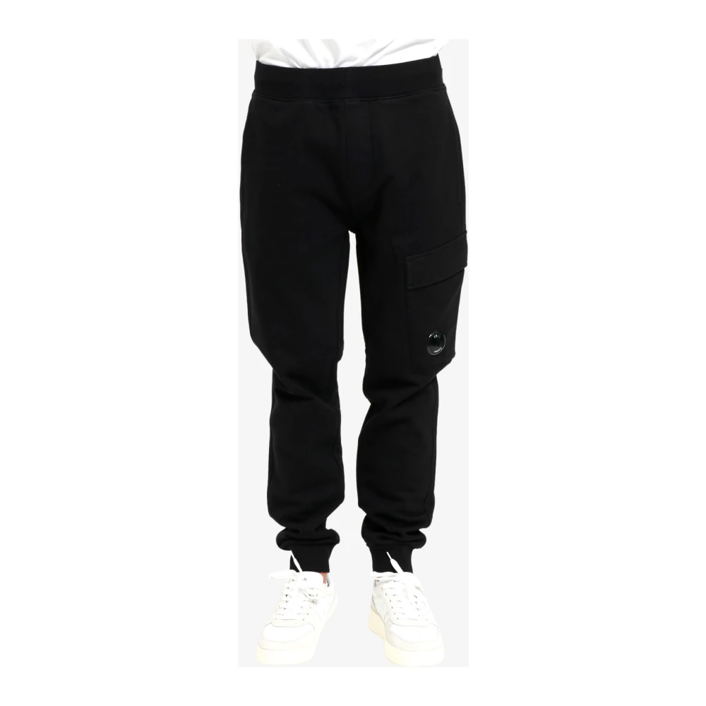 C.P. Company Sportbroek Zwart Elastische Taille Cargo Black Heren