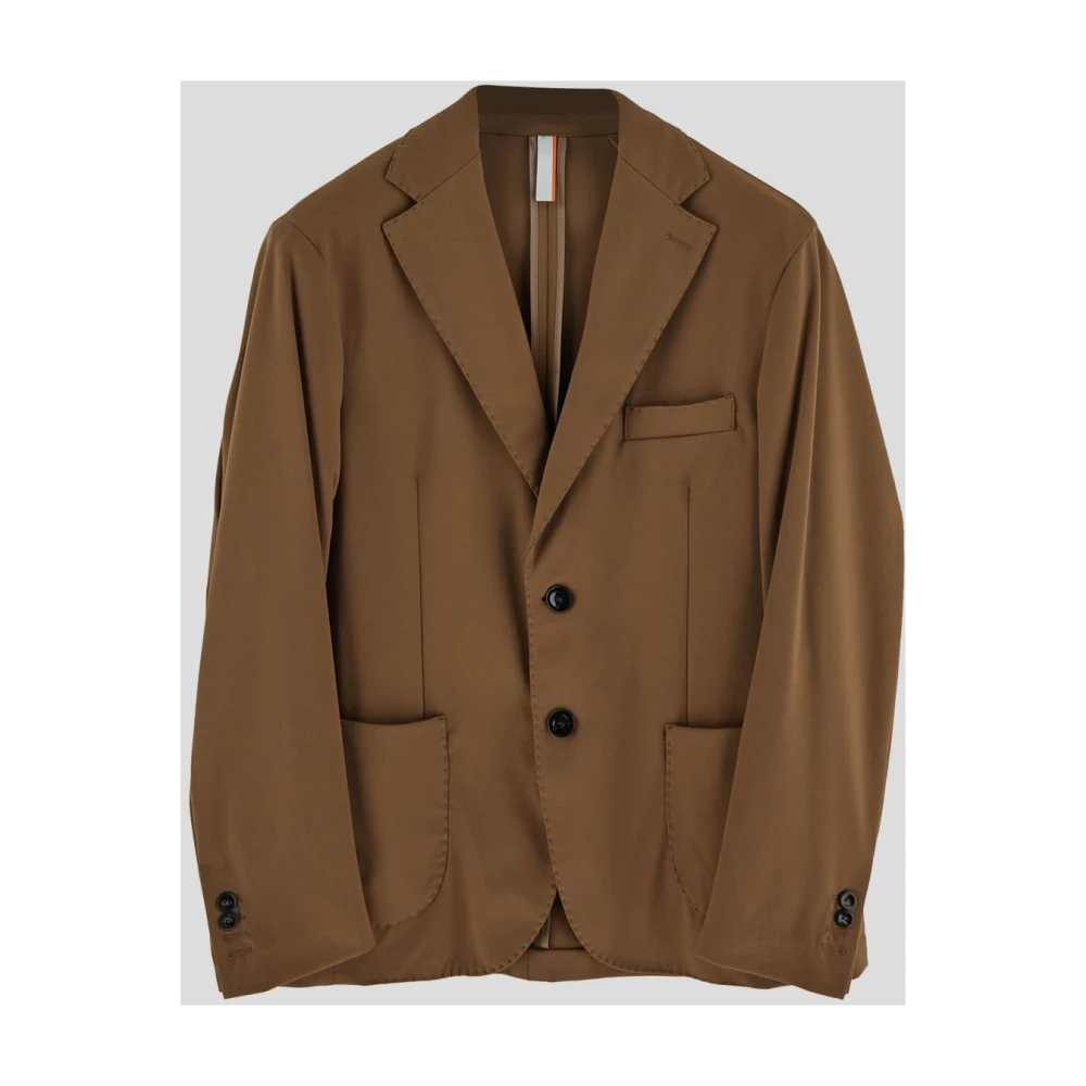 Pmds Casual Jersey Blazer voor Heren Brown Heren