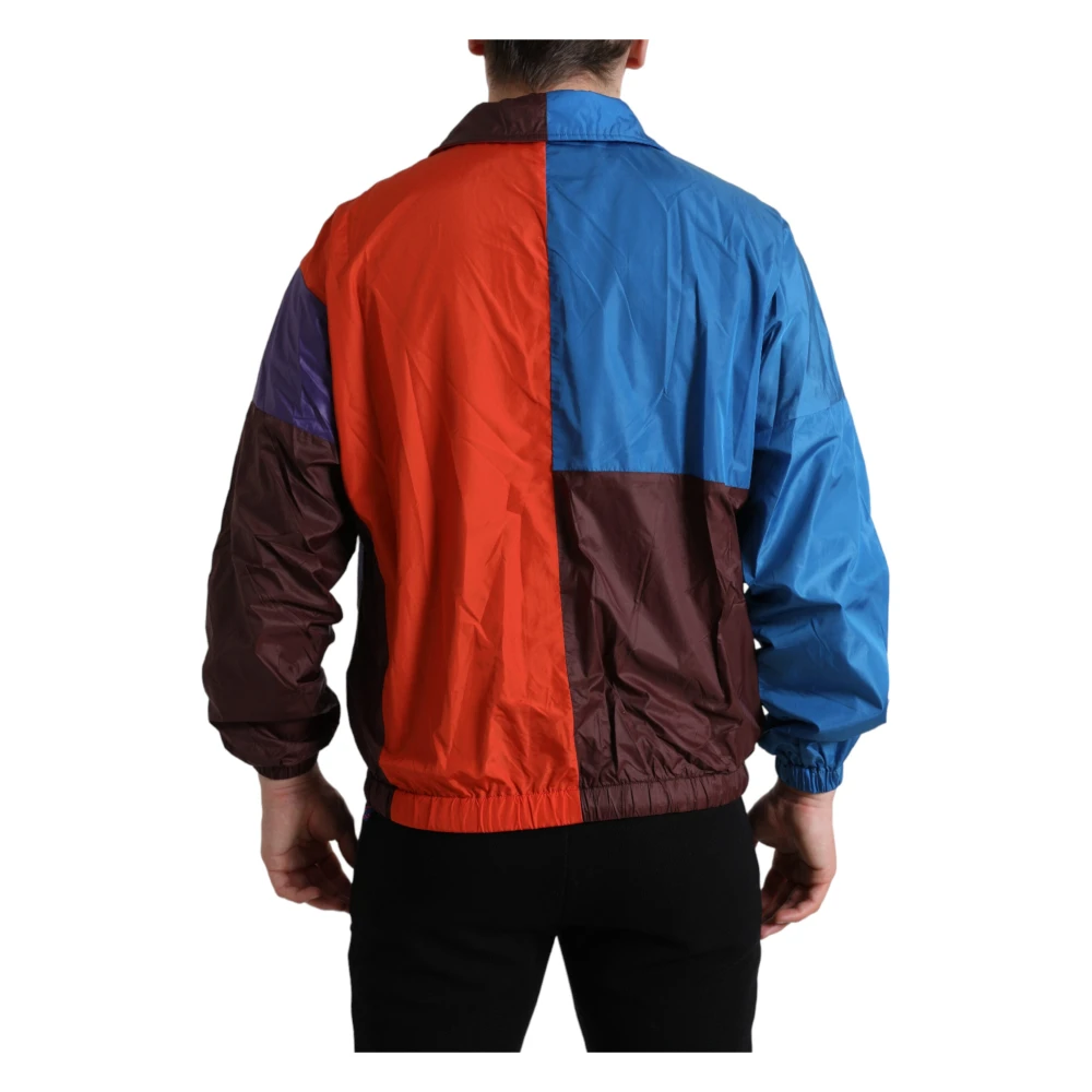 Dolce & Gabbana Multicolor Techno Windbreaker Jas Multicolor Heren