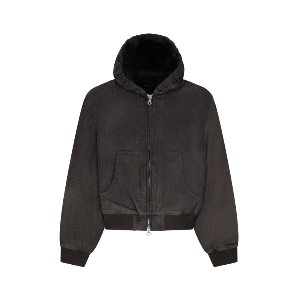 Our Legacy Men's Brown Bomber Jackets, L, Bank Jacket