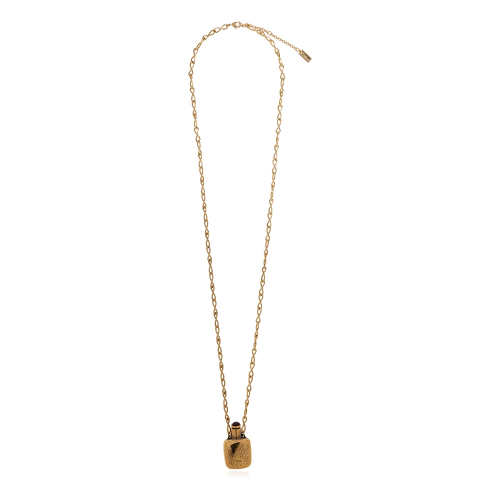Chloé Kvinno Gul Accessoarer Dam, One Size, Mässingshalsband