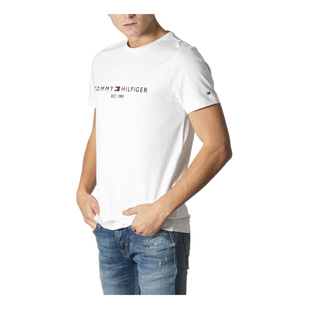 Camiseta blanca tommy online hilfiger hombre