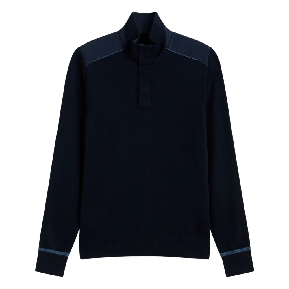 PAUL & SHARK Pima Katoen Zip-Up Sweater Blue Heren
